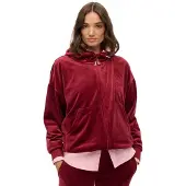 Superdry Veste de survêtement 'Country Club' rouge cerise