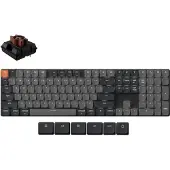 Keychron K5 QMK Clavier mécanique sans fil version 2, QWERTY US, RGB LED, (échangeable à chaud) / Brown Switch K5X-H3
