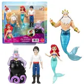 Mattel Disney Princess Little Mermaid Character Set Doll Multicolore Enfants