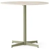 Audo Copenhagen Nook Table à Manger Ø80 cm | Olive | Ceramic Sand