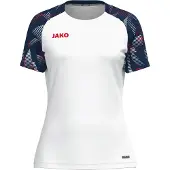 Jako T-shirt Sonic blanc/marine/rouge 42/44