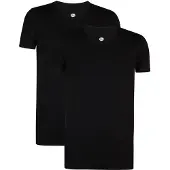 Petrol industries Blake Short Sleeve V Neck T-shirt 2 Units Noir L Homme