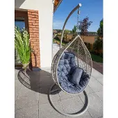 Hobbygarden Coussin pour balançoire Cocoon Coussin de balançoire bleu