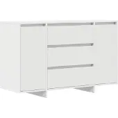 vidaXL Sideboard avec tiroirs blanc 120 x 41 x 75 cm Bois composite
