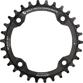 Wolf Tooth Symmetric 96 Bcd Chainring Noir 34t