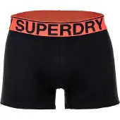 Superdry Boxers gris chiné / orange / noir