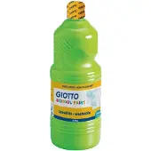 Giotto Flacon de 1 litre de gouache liquide lavable giotto. Coloris vert printemps