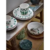 Creative Collection Assiettes Linora vertes, lot de 3 pièces
