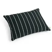 HAY Outdoor Market Coussin Black with beige stripe