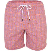 Brunotti Shorts de bain violet / orange / rouge