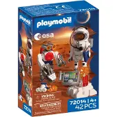 Playmobil 72014 Astronaute de l'ESA avec robot, L'espace, 42 pièces, dès 4 ans