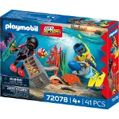 Playmobil 72078 Plongeurs de police et trésor