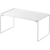 Yamazaki Stapelbares Klappregal M TOWER, Organisateurs de cuisine, Blanc