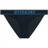 Superdry Logo Classic Bikini Bottom Noir S Femme