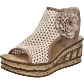 Rieker Sandales à talons , couleur beige, taille 41