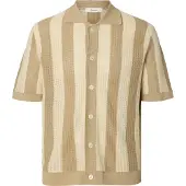 Selected Manches Courtes Chemise Homme Gris M