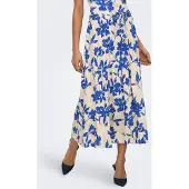ONLY Jupe 'JDYSezen' beige / bleu roi