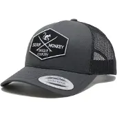 Surf Monkey Casquette de sport gris foncé