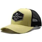 Surf Monkey Casquette de sport jaune clair