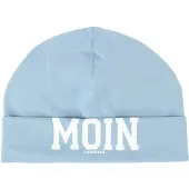 Salzhaut Bonnet 'Bries' bleu clair / noir / blanc