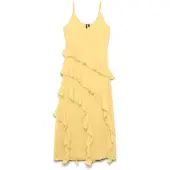 Vero Moda Robe d’été 'VMSmilla' jaune