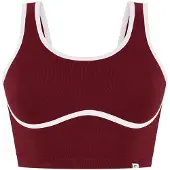 SMILODOX Soutien-gorge de sport bordeaux