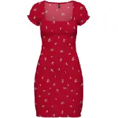 ONLY Robe 'ONLHillary' vert pastel / rouge