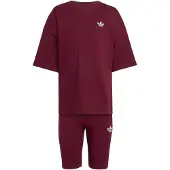 Adidas Set 'CYCLING SHORTS TEE' lie de vin