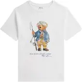 Ralph Lauren T-Shirt - Blanc av. Imprimé - - 14-16 ans (164-176) - T-Shirt