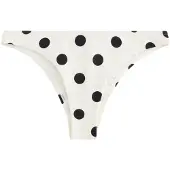 Next Bas de bikini noir / blanc