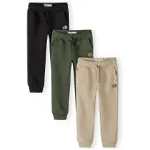 MINOTI Pantalon sable / vert / noir