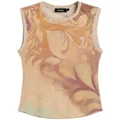 Desigual T-shirt beige / marron