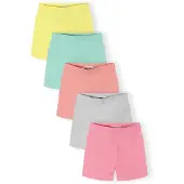 MINOTI Leggings turquoise / jaune / gris chiné / orange / rose