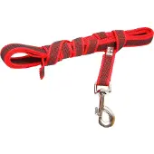 Julius-K9 Laisse Super Grip sans dragonne rouge, dimensions : 3 m / 20 mm