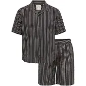 Only & Sons Survêtement 'ONSCRUZ' noir / blanc