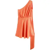 Next Robe de cocktail orange