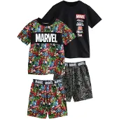 Next Pyjama anthracite / rouge vif / noir / blanc