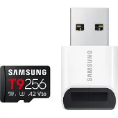 Samsung MicroSDXC T9 256 Go 200 Mo/s + Lecteur USB