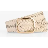 Bonprix Ceinture tressée à boucle carrée