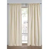 Bonprix Rideau opaque en coton à rayures tissées (1 pce)