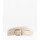 Bonprix Ceinture en cuir avec boucle brillante