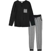 Bonprix Pyjama avec pantalon en flanelle