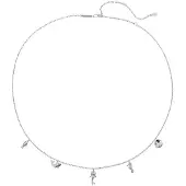 Hey Happiness Chaîne 'Ocean Charms' argent