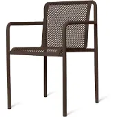 Ferm Living Dapple Chaise avec Bras Dark Chocolate