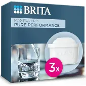 Brita Cartouches Filtrantes Maxtra Pro Pure Performance - Lot De 3 Filtre À Eau