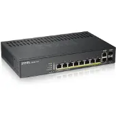 Zyxel GS1920-8HPV2 Commutateur Ethernet Gigabit administrable (10/100/1000) Alimentation par Ethernet (PoE) Noir