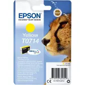 Epson T071 (C13T07144010) - Jaune - Cartouche d'encre