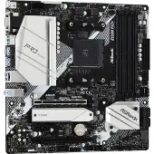 Asrock Am4 B550m Pro 4 Motherboard Rouge,Noir