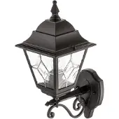 ELSTEAD Luminaires d'extérieur , Norfolk NR1, dimmable, Noir, Verre, Ancien