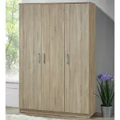 Poldimar Armoire Lias 3 portes & profonde de 42 cm